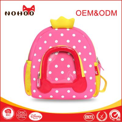 China Animal Kids School Backpack / Waterproof School bags with Neoprene Material for sale