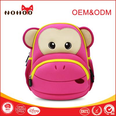 China 10 - 15L Capacity Personalized Kids Backpack / 3D cartoon Backpack For preschool kids for sale