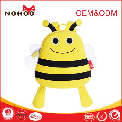 China Ultra - Light Anti Lost Personalized Kids Animal Backpack 21.5 * 21cm Bee Style for sale