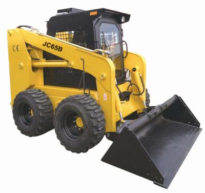 China Truss Wheel Diesel Skid Steer 75HP JC75 Skidsteer Loader With Compact Multifunctional Attachment for sale