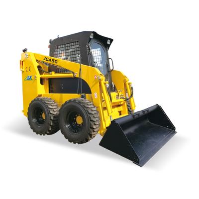 China Cheap Farms New Mini Wheel Skid Loaders 50HP JC45 Skidsteer With Four In One Bucket Hot Sale In Australia for sale