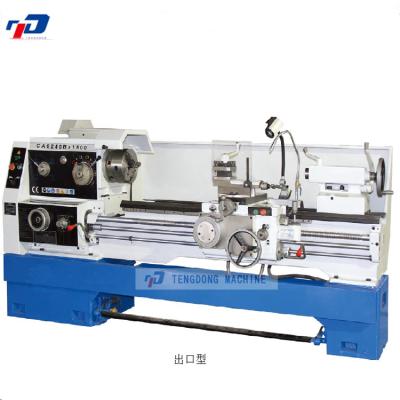 中国 Factory direct sale metal lathe conventional lathe machine CA6150*1000mm leth machine 販売のため