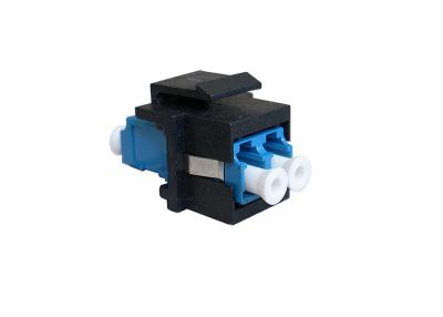 China Lightweight Keystone Module Fiber Optic Adaptor , SC LC ST Adapter Keystone for sale