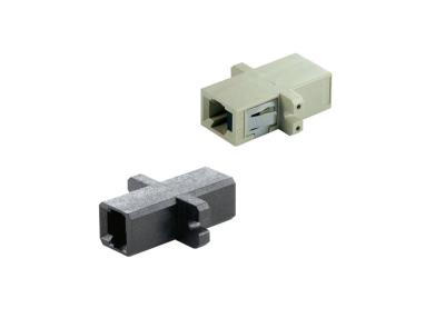 China Precision MTRJ Fiber Optic Adaptor Plastic Housing For FTTH / CATV Networks for sale