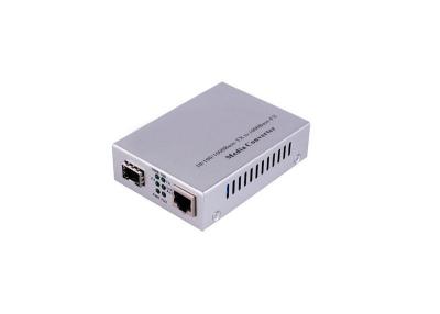 China 10/100/1000M Gigabyte Ethernet SFP Converter, Optical Fiber Media Converter 100Km for sale