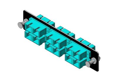 China LGX Fiber Adapter Panel with SC duplex adapter ,  12 Fiber Plater for Rack or Wall Mount Enclosure for sale