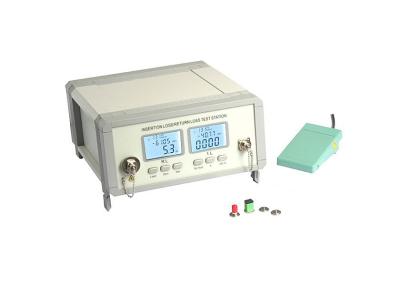 China 1310nm / 1550nm Fiber Optic Tester Benchtop Insertion Loss & Return Loss Test Station for sale