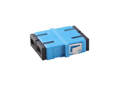 China SC / PC Single Mode Duplex Fiber Optic Adapter with Short Flange , Fiber Optic Coupler for sale