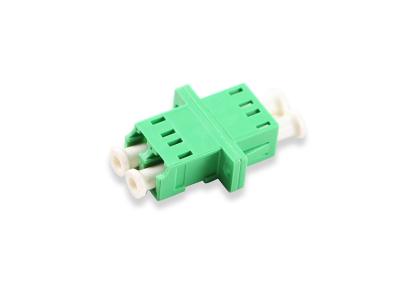 China FTTH / Data Center Fiber Optic Adaptor LC / APC Duplex with Flange for sale