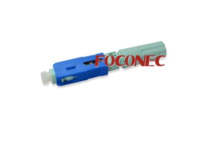 China Optical SC Fast Connector , FTTH Field Assembly Connector SC/PC and SC/APC for sale