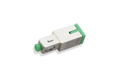 China SC / APC Single Mode Male to Female Plug Type Fiber Optic Attenuator with Metal Housing for sale