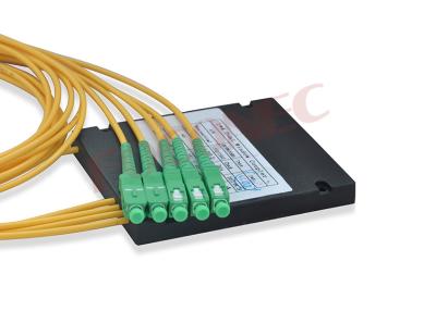 China Tree / Star Type Optical Fiber Splitter , Cassette Type Singlemode Fused Biconic Coupler for sale