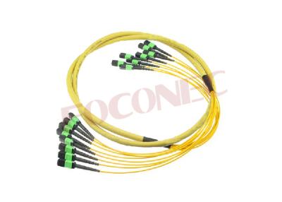 China MPO Fiber Optic Patch Cord , Factory Pre-terminated Trunk Patch Lead for sale