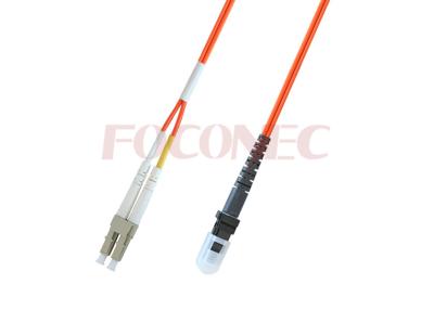 China Multimode Duplex LC - MTRJ Fibre Optic Patch Cord, OM1 or OM2 Fiber Jumper for sale