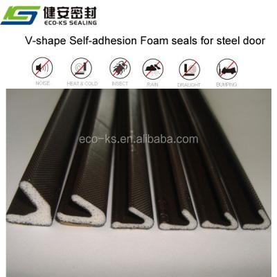 China Top Elasticity QLON Seal /Weatherstrip /Sealing Strip For Steel / Metal / Security Door for sale