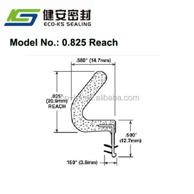 China Top Elasticity .825 Reach Kerf Sealing Strip Used For Door Qlon Wood Sealing Strips for sale