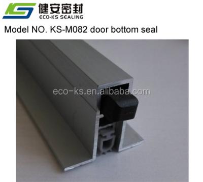 China Auotmatic Aluminum Sweep Aluminum Drop Door Bottom Seal Used In Hotel Door for sale