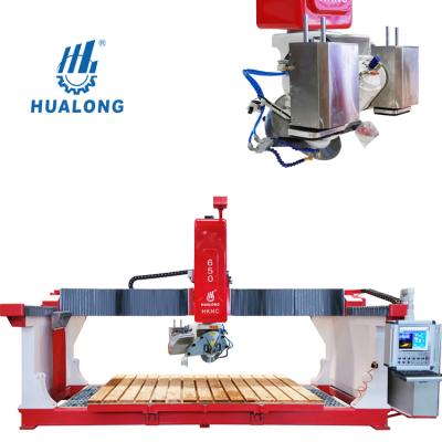 China Building Material Stores HUALONG Machinery HKNC Series China Supplier Custom CNC Carving Marble Granite Stone Cutting Machine for sale