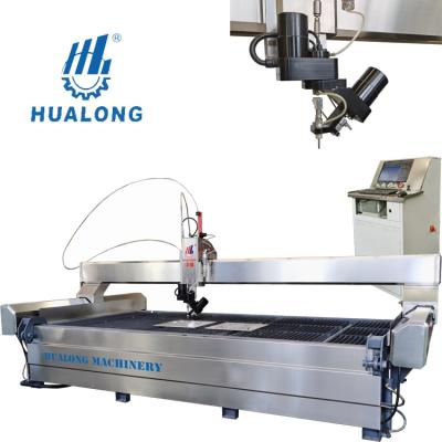 China Building material stores HUALONG stonemachinery HLWJ-4020 high technology custom waterjet stone cutting machine for granite for sale