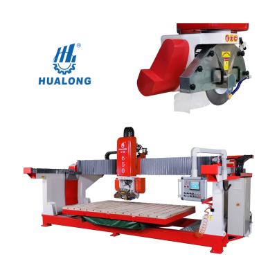 China HUALONG Stores HUALONG Building Material Stores automatic stonemachinery HLSQ-650 granite bridge saw stone cutting machine for sale