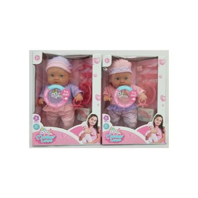 China Toy Cheap Top Selling Battery Operated Reborn Baby - Doll With 4 Alive Sounds Baby Dolls Toys For Children With 5 Pcs Accessories Window Box Fashion Doll for sale