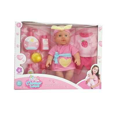 China Changeable Dressing And Bathing Wholesale New Baby Bath Dolls Toys With Bath Accessories for sale