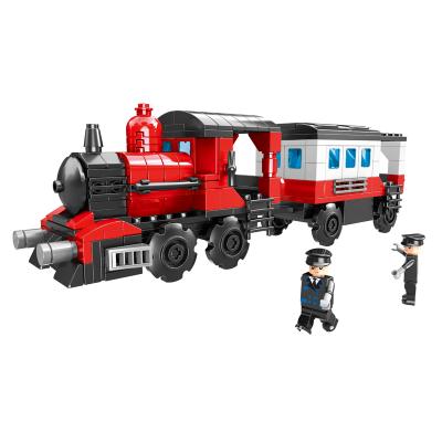 China Building Block Toys Educational Toy Train Set Building Brick, Classic Train Toy Model Block for sale