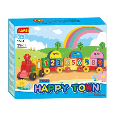 China Building Toy Big Size Building Block Train Block Toy For Preschool Children for sale