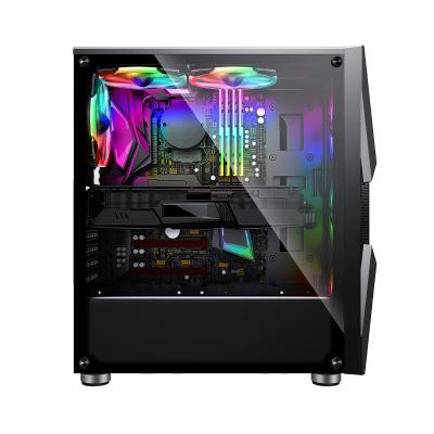 China No Desktop PC Computer Pentium G3900 G5400 Desktop PC 8G 256G Gaming Computer H310 HD630 for sale