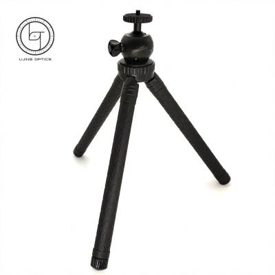 China Compact Lightweight Aluminum 4-Section Hunting Bird Watching Tripod Travel Kit with Ball Head, Compatible with Cell Phones, Spotting Scopes Telescopic Sight for sale