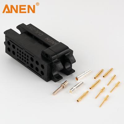 China DJL25 Pin Module INDUSTRIAL power connector and temperature rise is small seismic resistance power connector for sale