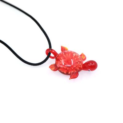 China Wholesale China Business Popular Gift Handmade Glass Necklace Chinese Style With Hand Embroidery for sale