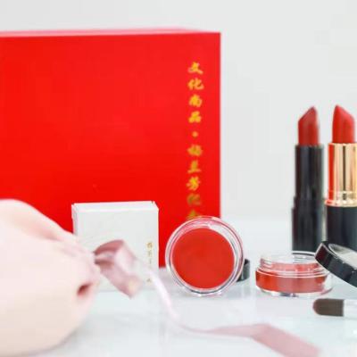 China Wholesale Popular Moden Chinese Style Lips Glaze Promotional Gift Set for sale