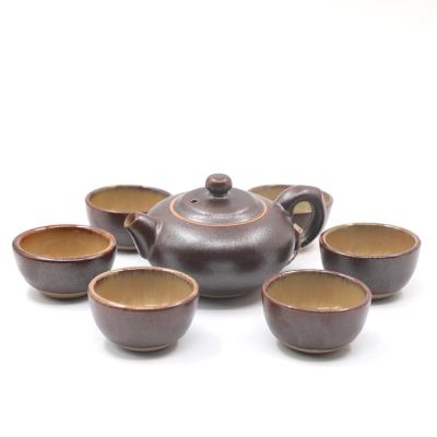 China Viable wholesale cheap fashionable ceramic tea set with chinese style for sale