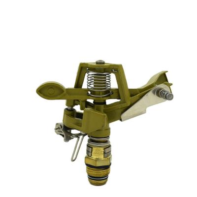 China Garden Metal System Irrigation Adjustable Impact Metal Sprinkler Agricultural and Garden Metal Irrigation Pulsating Sprinklers for sale