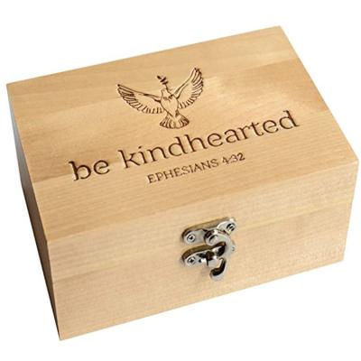 China Handmade Hot Selling Beautiful Romantic Simple Beach Weeding Wooden Ring Box Led for sale