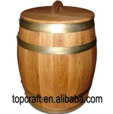 China China oak or wooden rain storage barrel 50 liters for sale