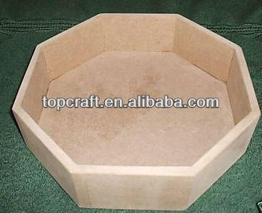 China Europe Handcrafted MDF Octagonal Fruit Bowl for sale