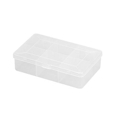 China Factory Wholesale Viable Household Storage Container Organizer Universal Transparent Tools Compartment Box for sale