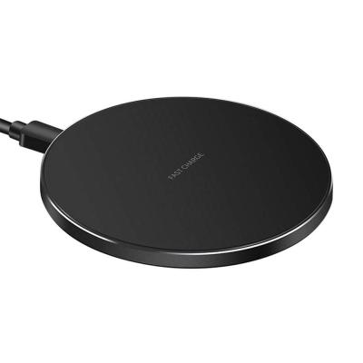 China Wholesale Mobile Phone Factory Direct Selling Aluminum Alloy Qi Standard Fast Charging 10w Wireless Charger for sale