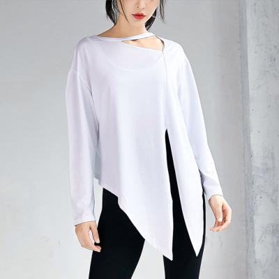 China New Fashion Loose Sports Breathable Long Sleeve T-shirt Outdoor Leisure Fitness Clothing Yoga Quick Dry Top for sale