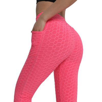 China Sale Tigh Butt Gaiters Yoga Breathable Warm High Stretch Hip Stretch Soft Seamless Ruched Lifting Pants for sale