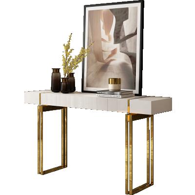 China Indoor Modern Lobby Console Hotel Furniture Living Room Hallway Villa Entrance Villa Corridor Table for sale