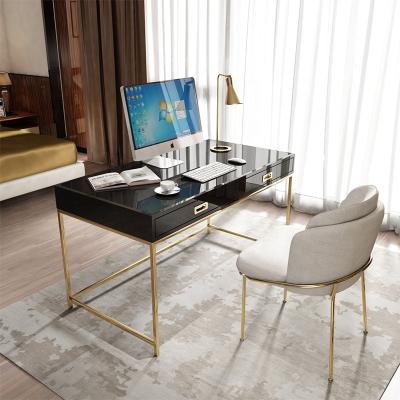 China Wholesale Price Fashion Office Furniture Luxury Lightweight Office Desk With Drawer Computer Writing Practical Desk for sale