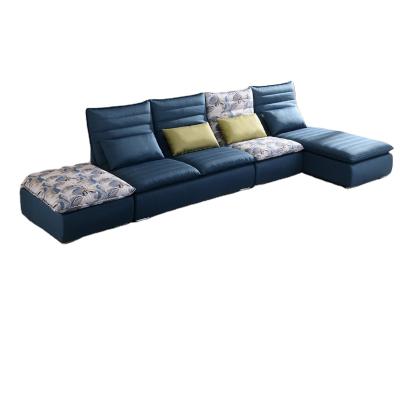 China Removable Cover Modern Furniture Fabric Sofa With Back Folding Cover Removable Sofa for sale