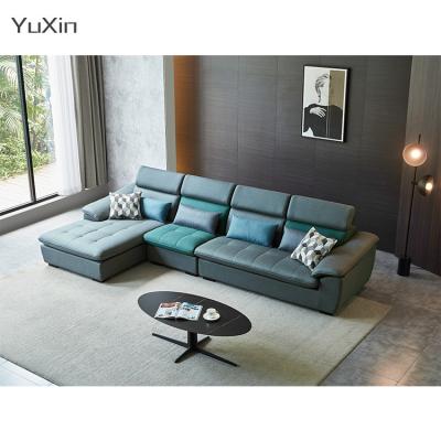 China Manufacturers Adjustable Fabric Sofa Set Furniture Modern Sofa Corner Sofa (Size) for sale