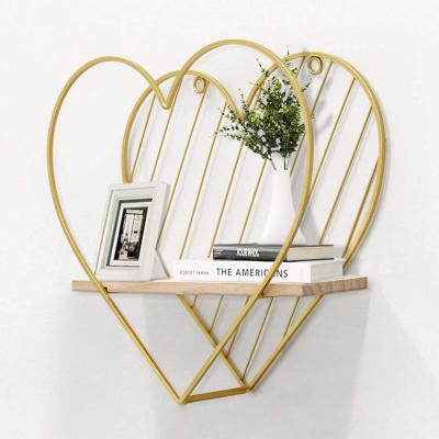 China Newest Metal Wall Storage Home Decoration Wall Hanging Storage Rack For Bathroom for sale