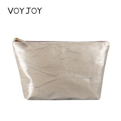 China Fashion OEM Travel Toiletry Organizer Bag Custom Women PU Leather Cosmetic Makeup Bag for sale