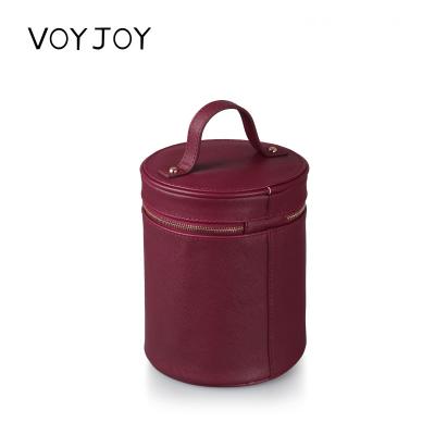 China Custom Fashion Private Label PU Leather Bag Travel Pouch Makeup Organizer Cosmetic Bag for sale