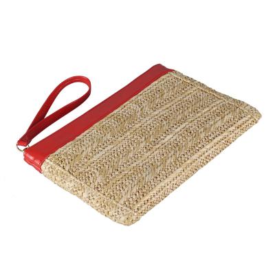 China Fashion High Quality Durable Straw Lady Makeup Cosmetic Bag for sale